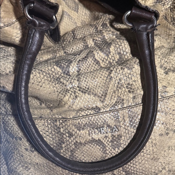 Furla Snake Print Hobo Bag - Picture 11 of 15